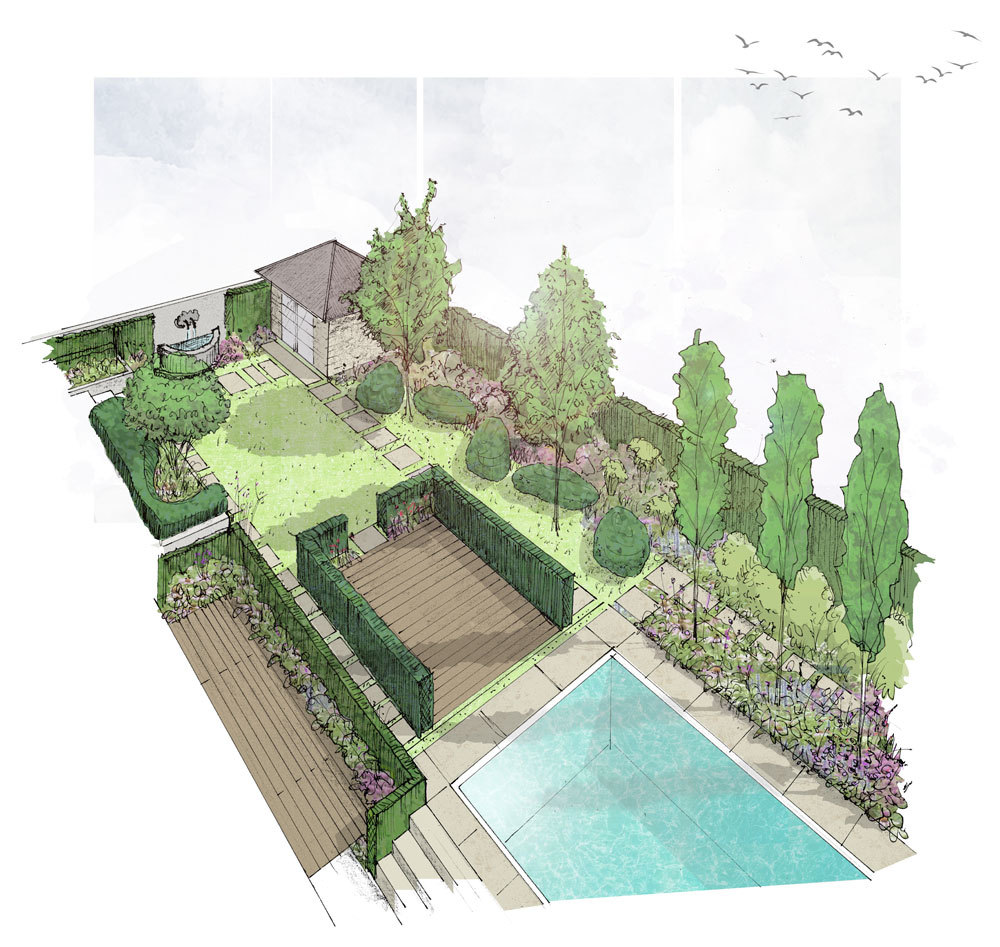 Hausgarten im Taunus